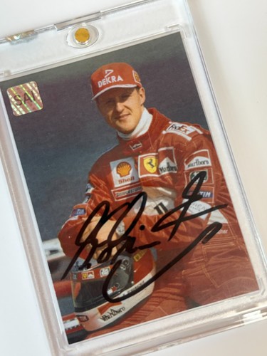 Autografo michael schumacher - autografo,