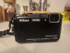 Nikon COOLPIX AW100 18,0 megapixel fotocamera digitale nera Full HD impermeabile GPS 5x larghezza