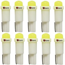 10 LED T5 COB BIANCO Lampade Luci Lampadine Per Quadro Strumenti e Posizione 12V