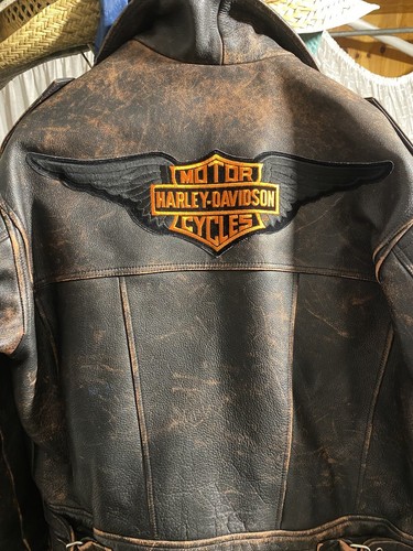 Giacca pelle harley - in,