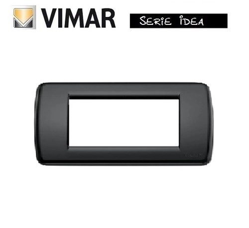 Placca rondo posti nero - posti,