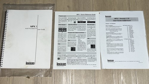 Lexicon mpx multi processore - mpx,