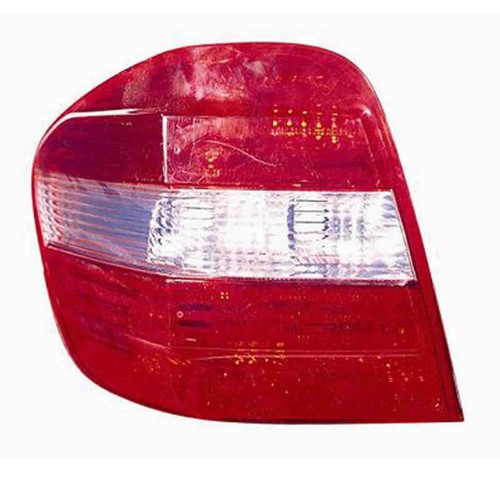 Fanale posteriore bianco rosso - fanale,