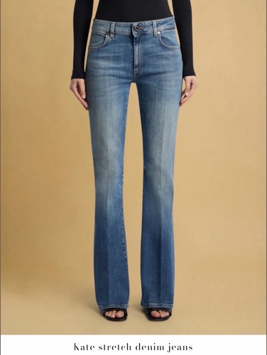 Jeans denim blu svasato - , pt