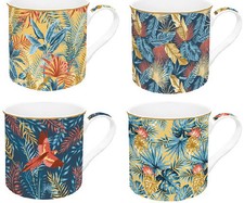 Set 4 Tazze in Porcellana Equa
