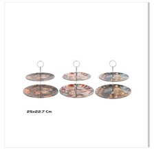 Alzatina Rotonda In Vetro Di