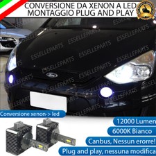 COPPIA LAMPADE D1S LED DA XENON A LED PER FORD S-MAX I 6000K BIANCO CANBUS