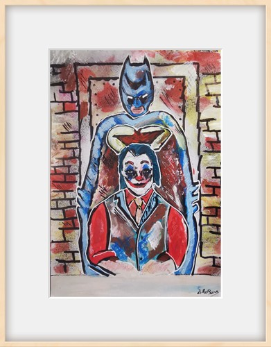 Barman joker quadro moderno - barman,