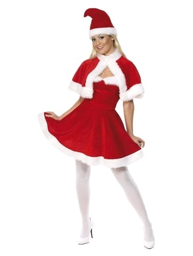Costume rosso miss babbo - rosso,