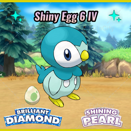 Uovo lucido piplup pokemon - uovo,