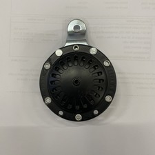 Clacson avvisatore acustico nero Ciclomotore Moto epoca Tubone 12V C.A.