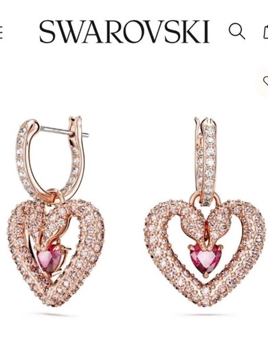 Orecchini swarovski tono oro - tono,