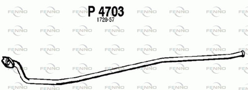 Tubo scarico fenno p4703 - tubo,