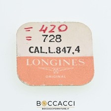 LONGINES 847.4 Asse Bilanciere Cod. Calibro 728: 420, 847.4 (NON USATO)