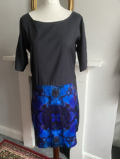 Abito nero Skunkfunk con zip