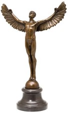 Statua in bronzo Icaro uomo