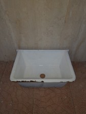 Antico lavandino in ferro ghisa smaltato lavello lavabo