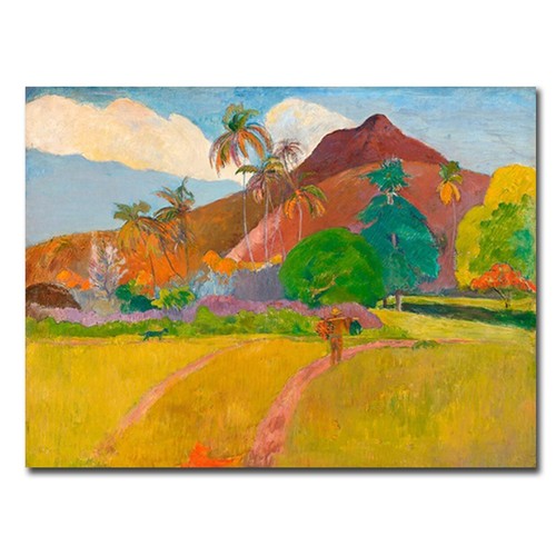 Paesaggio tahiti gauguin - tahiti,
