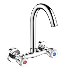 Rubinetto Cucina Rame Doppio