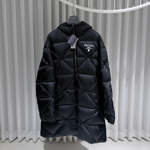 Prada quilted long nylon - prada,