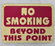 Insegna vintage NO SMOKING