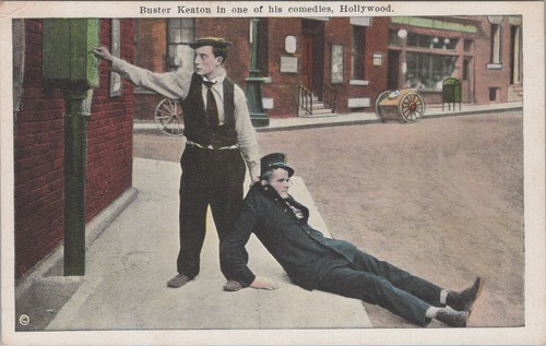 Cartolina buster keaton - cartolina,