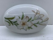 Scatola Portaconfetti Le Roy Porcelaine d'Art Rehaussé Main Vintage Limoges art