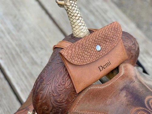 Personalized saddle pouch - personalized,