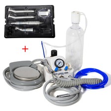 Kit manipolo dentale ad alta bassa velocità e unità turbina portatile 4 fori