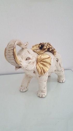 Elefante ceramica con uva - elefante,