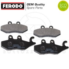 KIT PASTIGLIE FRENO ANTERIORE POSTERIORE FERODO APRILIA SR MAX 300 2011 - 2016