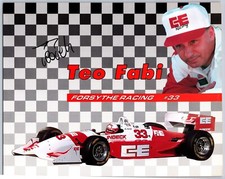 Teo Fabi Firmato 8 x 10