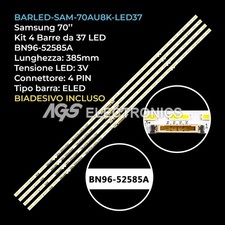 KIT 4 BARRE STRIP 37 LED TV SAMSUNG BN96-52585A BN96-52846B BN96-53716A