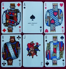 PLAYING CARDS CIEL DE FRANCE DRAEGER FRERES DRAWINGS BY JACQUES BRANGER