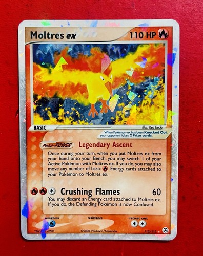 Lotto carte pokemon moltres - moltres, ex