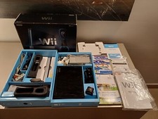 Nintendo Wii Nera Primo Modello Wii Sports e Sports Resort Pak X 2 Giocatori SD