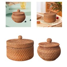 Cestino in rattan fatto a