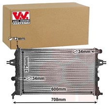 VAN WEZEL Radiatore Raffreddamento Del Motore Adatto A per Opel Astra G 1.4 1.6