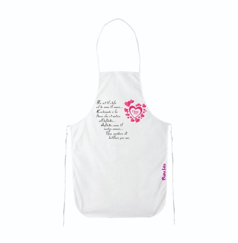Grembiule bianco cucina - grembiule,