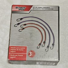 Set 4 Corde Elastiche con Ganci in Acciaio - Ultimate Speed - Varie Lunghezze