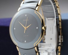 [Quasi Come Nuovo] Rado Diastar 129.0300.3 Coppia Quadrante Specchio Ceramica 4 Pietre Qz Uomo