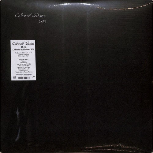 Cabaret voltaire 3x45 - cabaret, (3lp)