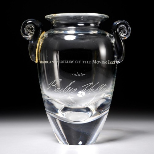 Steuben vaso dedicazione - steuben,