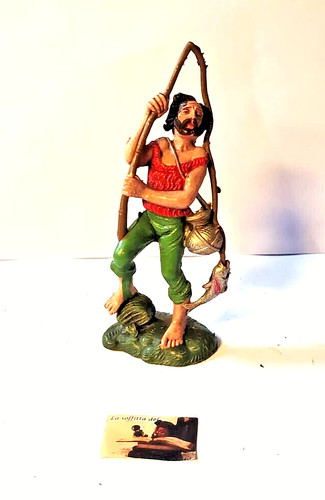 Pastore figurino per presepe - figurino,