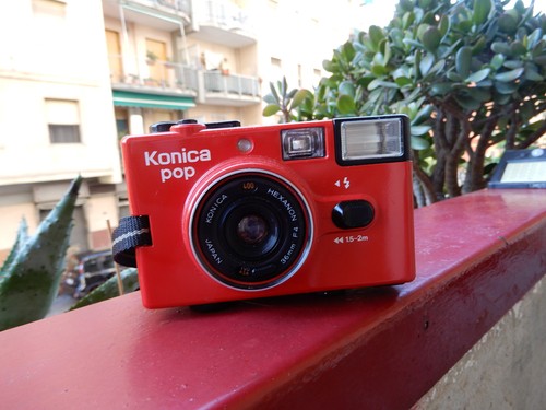 Fotocamera vintage konica pop - fotocamera,