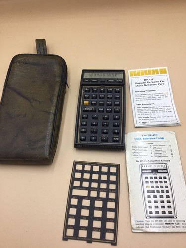 Hewlett packard 41c - hewlett, c