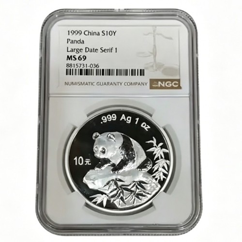 1999 panda argento cinese oz - argento, 1