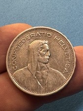 Moneta argento 5 franchi 1933