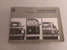 VOLKSWAGEN MANUALE E ISTRUZIONE    1973 TIPI BASE 1,2 e 4