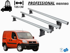 3 BARRE PORTATUTTO PORTAPACCHI TETTO PER FIAT DOBLO 2001-2009 FURGONE ALLUMINIO
